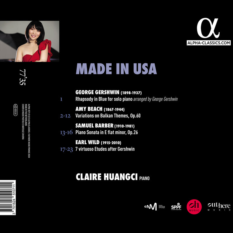 Made in USA - Gershwin, Beach & Barber / Claire Huangci