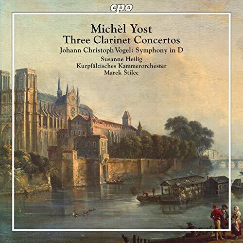 Yost: Three Clarinet Concertos - Vogel: Symphony in D / Stelec, Heilig, Kurpfalz Chamber Orchestra
