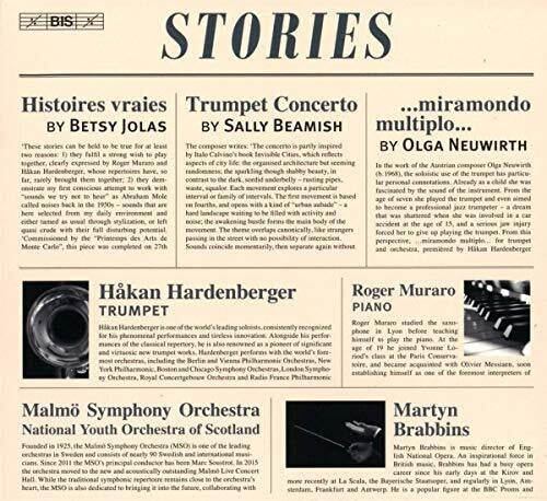 Stories - Music of Jolas, Beamish & Neuwirth / Hardenberger, Muraro, Brabbins, Malmö SO