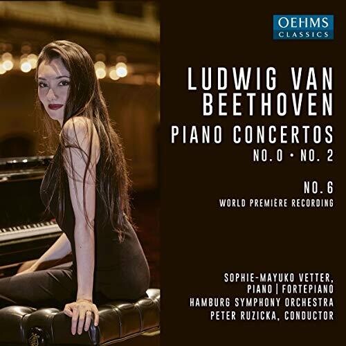Beethoven: Piano Concertos Nos. 0, 2 & 6 / Vetter, Ruzicka, Hamburg Symphony