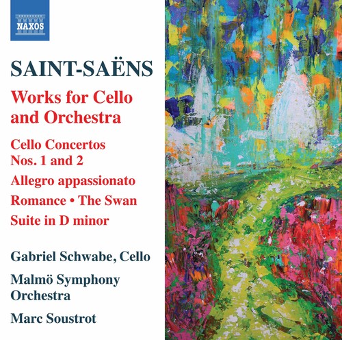 Saint-Saens: Works for Cello & Orchestra / Schwabe, Soustrot, Malmo Symphony