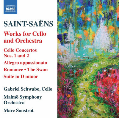 Saint-Saens: Works for Cello & Orchestra / Schwabe, Soustrot, Malmo Symphony
