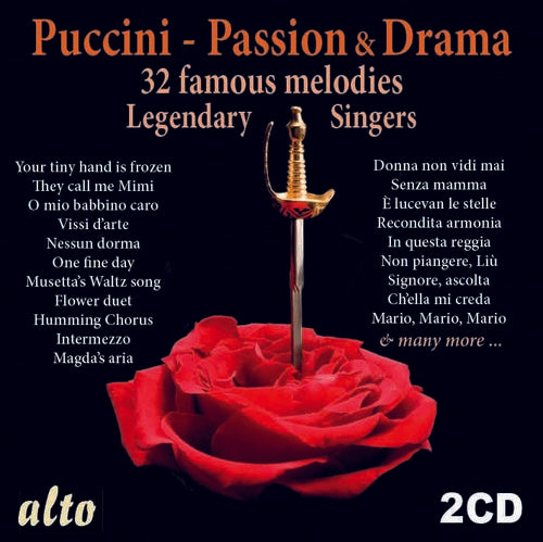 Puccini: Passion & Drama - 32 famous melodies Legendary Sing