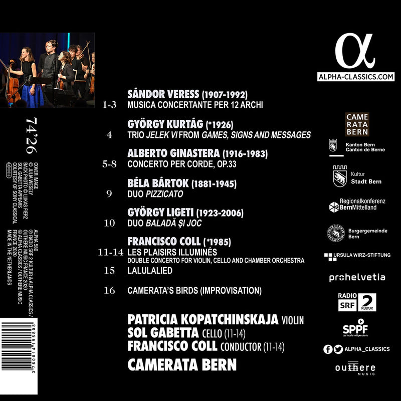 Plaisirs Illumines / Kopatchinskaja, Camerata Bern