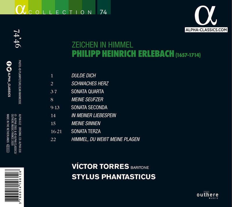 Erlebach: Zeichen in Himmel / Torres, Stylus Phantasticus