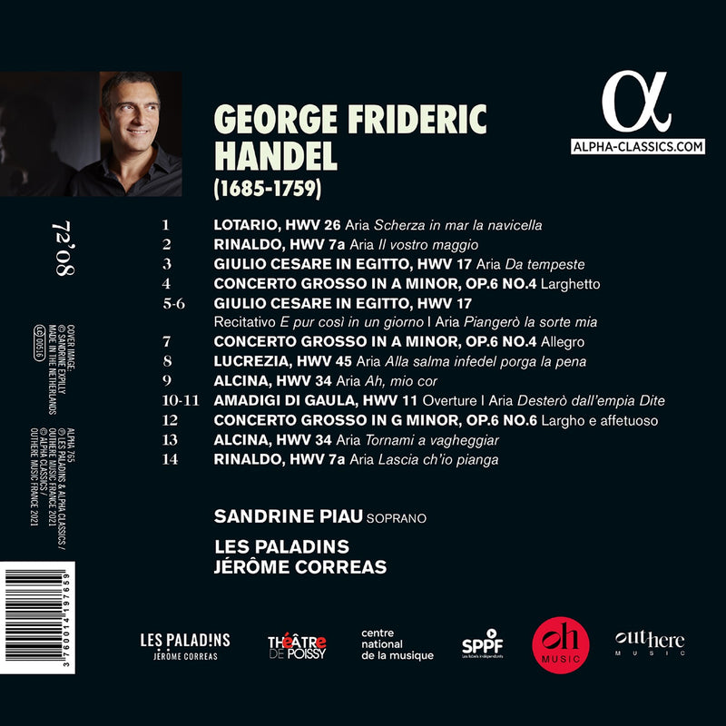 Handel: Enchantresses / Piau, Correas, Les Paladins