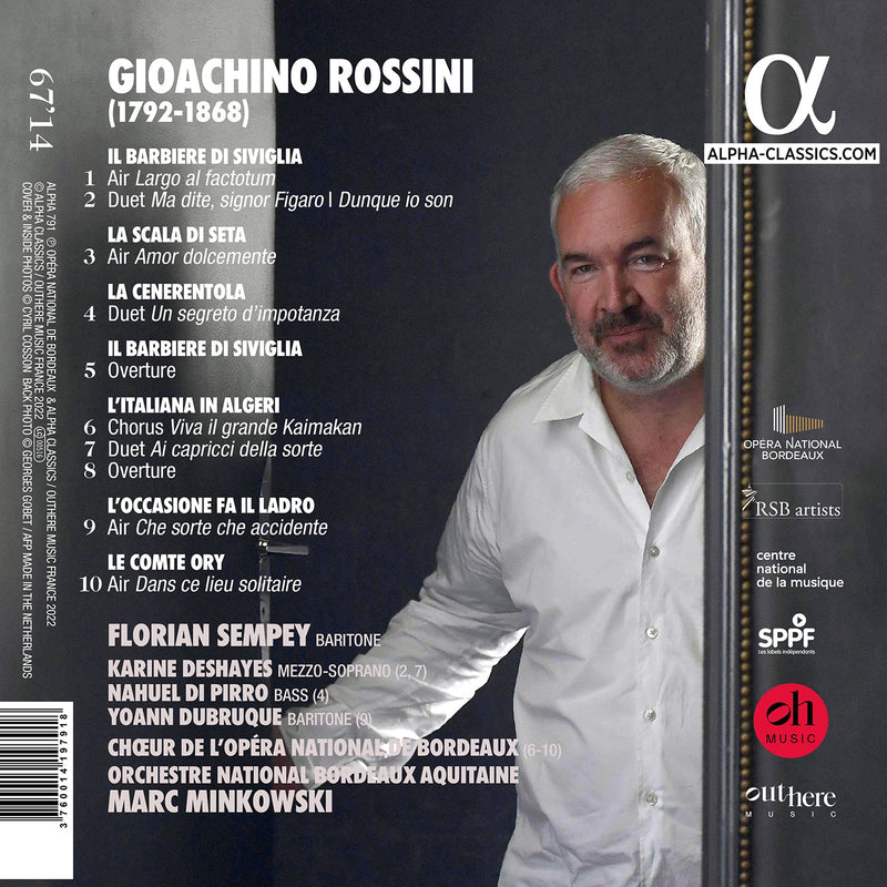 Rossini: Figaro? Sì! / Sempey, Minkowski, National Orchestra of Bordeaux Aquitaine