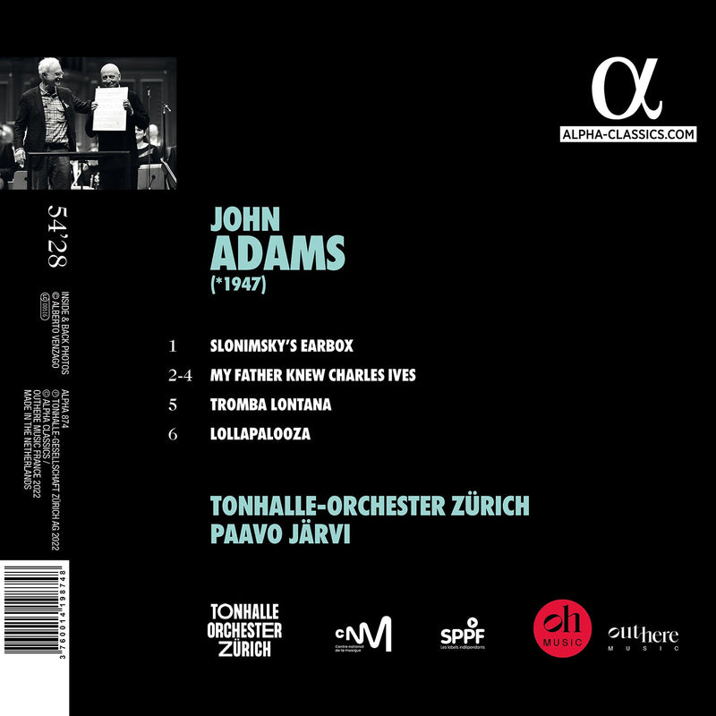 Adams: Orchestral Works / Järvi, Tonhalle-Orchester Zürich