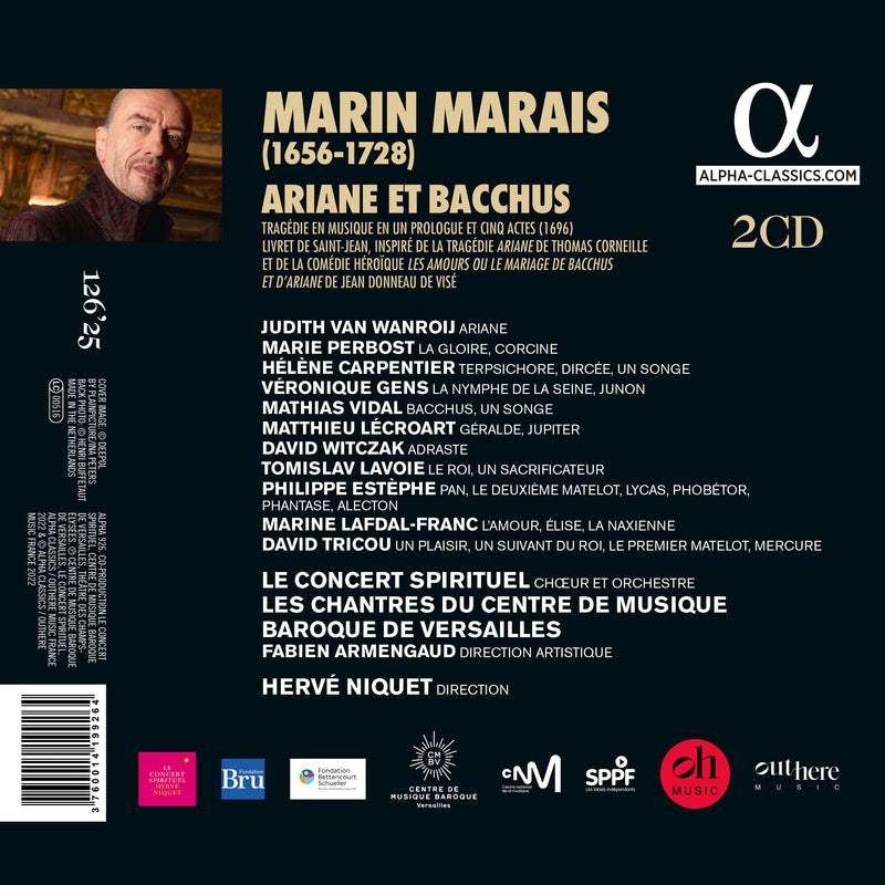 Marais: Ariane et Bacchus / Niquet, Le Concert Spirituel