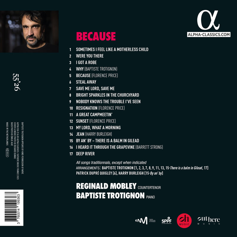 Because - Songs & Spirituals / Mobley, Trotignon