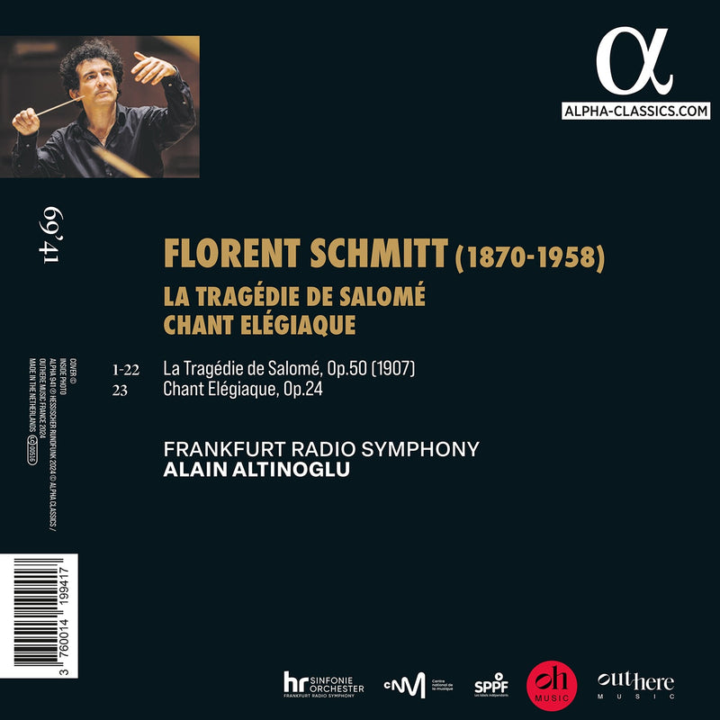 Schmitt: La Tragedie de Salome & Chant elegiaque