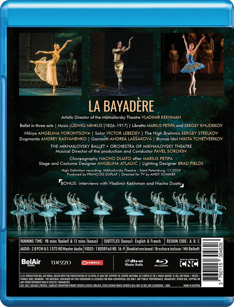 Minkus: La Bayadere / Sorokin, Mikhailovsky Ballet [Blu-Ray]