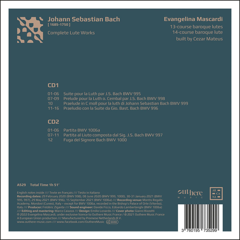 Bach: Complete Lute Works / Mascardi