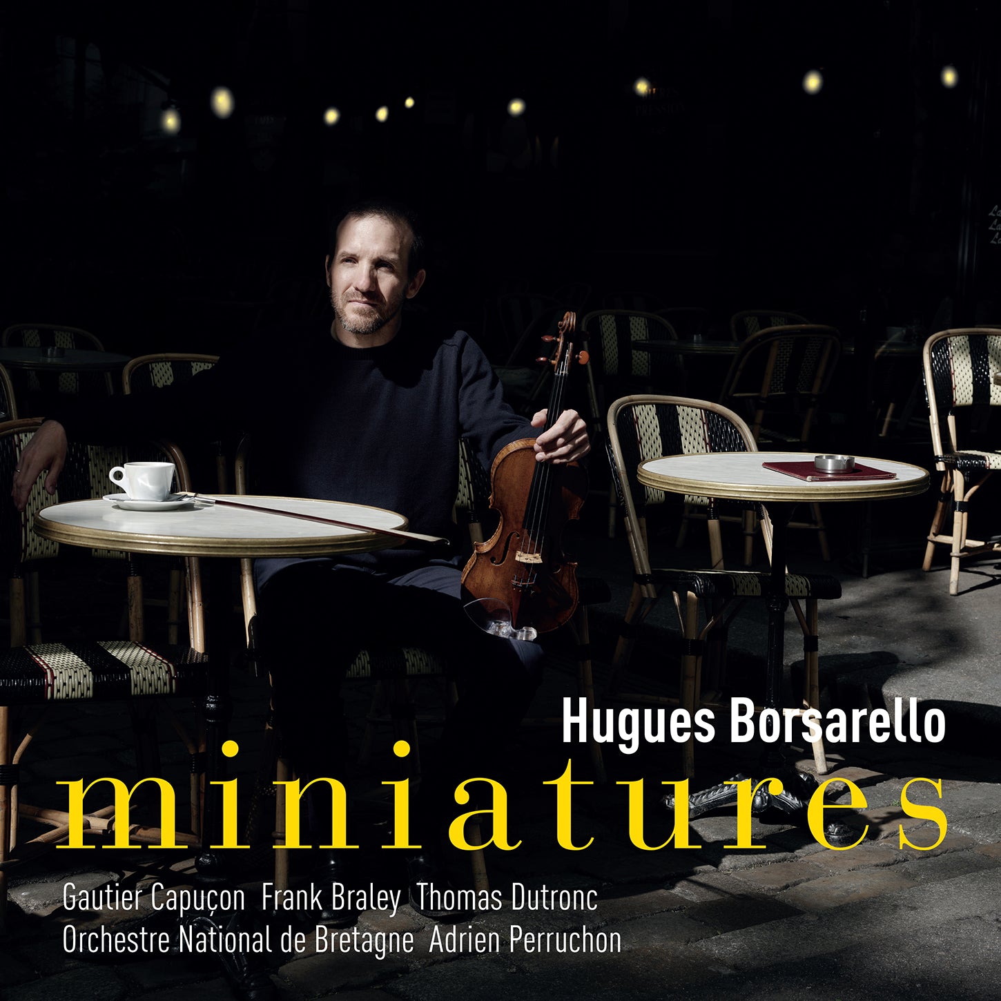 Miniatures - French Music for Violin & Orchestra / Borsarello, Perruchon, Breton National Orchestra