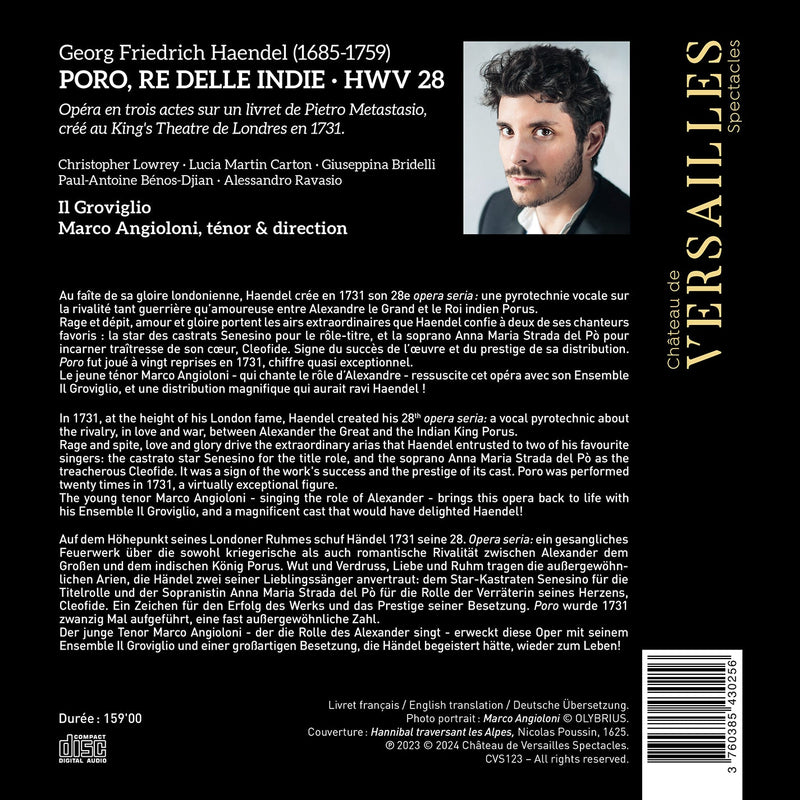 Handel: Poro, re delle Indie / Angioloni, Il Groviglio