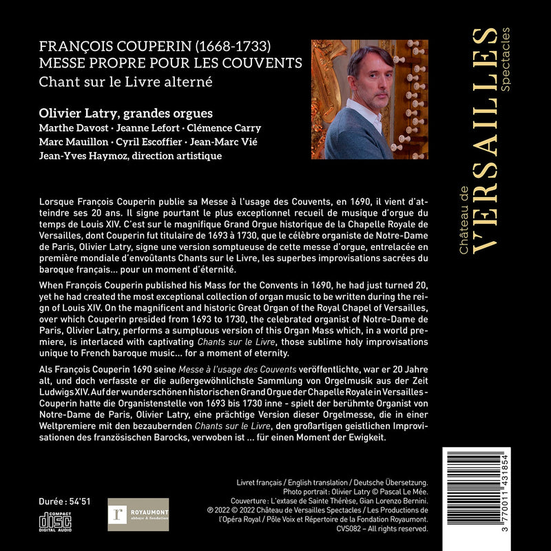 Couperin: Messe propre pour les couvents