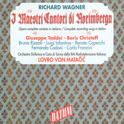 Wagner: Die Meistersinger von Nurnberg, WWV 96 (Sung in Ital