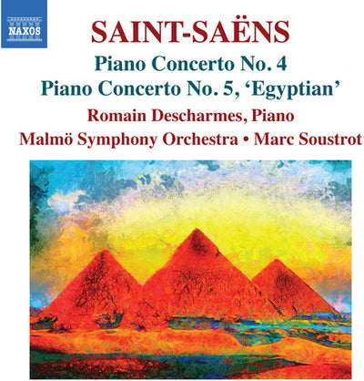 Saint-Saens: Piano Concertos 4 & 5 / Descharmes, Soustrot, Malmo Symphony