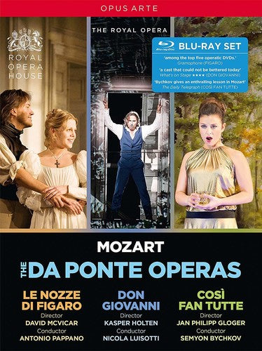 Mozart: The Da Ponte Operas / Pappano, Luisotti, Bychkov, Royal Opera House [Blu-ray]