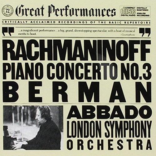 Rachmaninov: Piano Concerto No 3 / Berman, Abbado