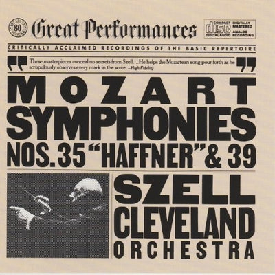 Mozart: Symphonies 35 & 39 / Szell, Cleveland Orchestra