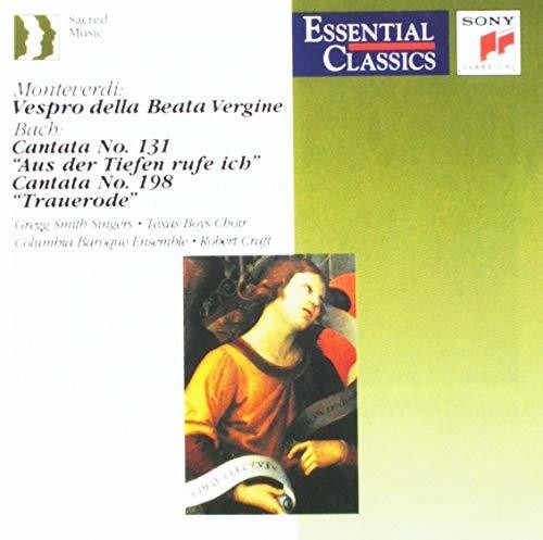 Monteverdi: Vespro Della Beata Vergine;  Bach / Craft