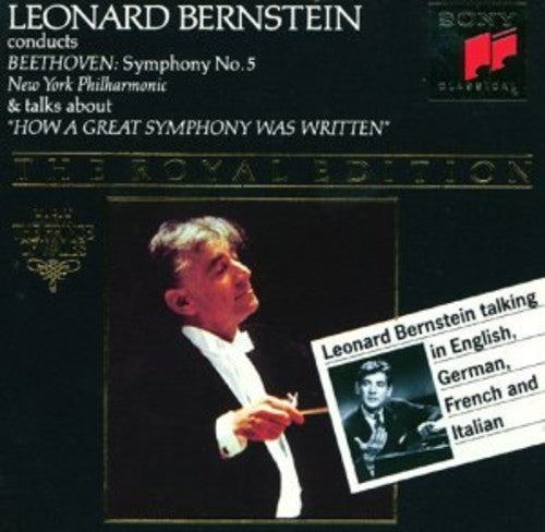 Bernstein Conducts Symphony no 5 and Talks about a Great Symphony