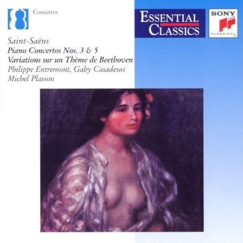 Saint-Saëns: Piano Concertos no 3 & 5, Beethoven Variations / Entrement