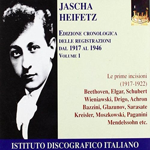 Violin Recital: Heifetz, Jascha - BEETHOVEN, L. van / ELGAR,