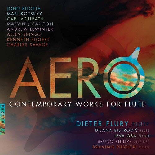 Aero: Contemporary Works For Flute / Dieter Flury, Ieva Oša