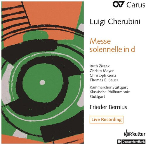 Cherubini: Mass No. 2, "messe Solennelle" / Frieder Bernius, Kammerchor Stuttgart, Klassische Philharmonie Stuttgart