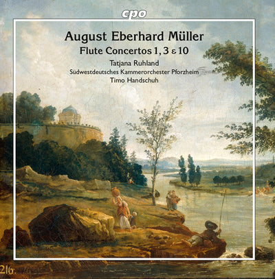 Muller: Flute Concertos Nos. 1, 3 & 10 / Ruhland, Handschuh, Southwest German Chamber Orchestra