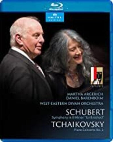 Tchaikovsky: Piano Concerto No. 1 & Schubert: Symphony No. 8 / Argerich, Barenboim [Blu-ray]