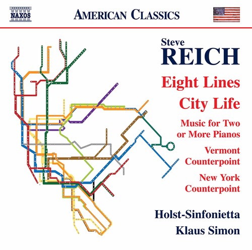 Reich: Eight Lines & City Life / Simon, Holst Sinfonietta, Et Al