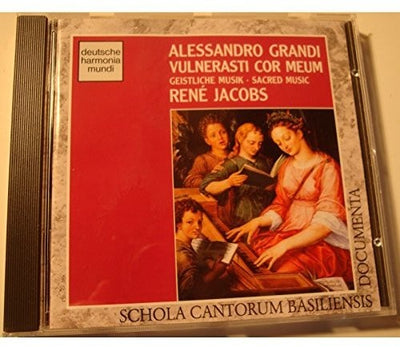 Grandi: Vulnerasti Cor Meum / Jacobs, Schola Cantorum Basel