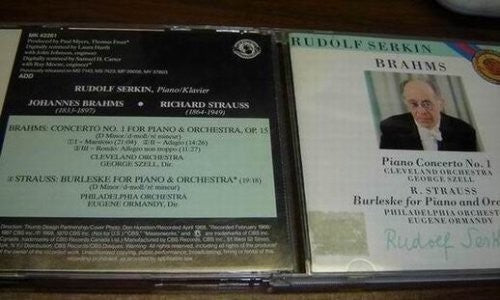 Brahms: Piano Concerto No 1; Strauss: Burleske / Szell, Serkin