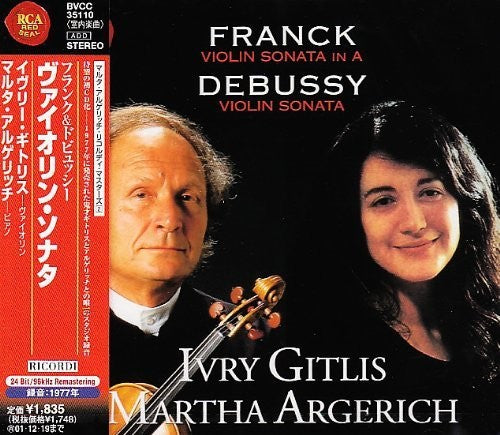 Franck, Debussy: Sonatas / Ivry Gitlis, Martha Argerich