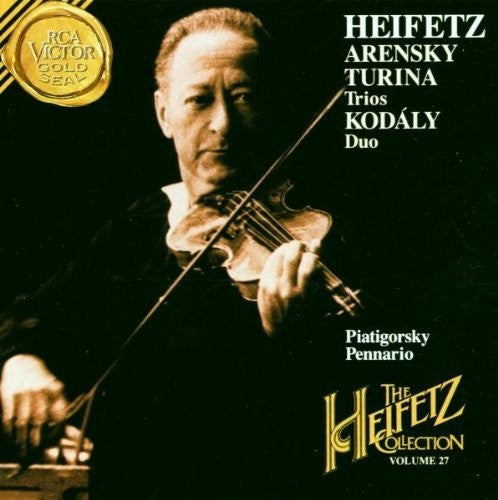 The Heifetz Collection, Vol 27 - Arensky, Turina: Trios