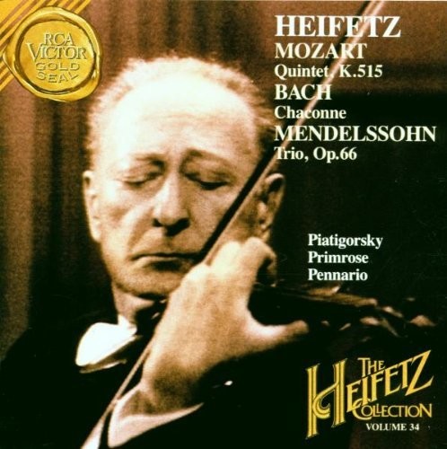 The Heifetz Collection Vol 34 - Mozart, Bach, Mendelssohn