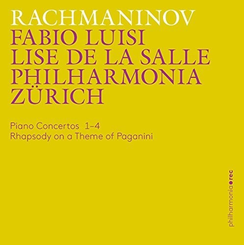 Rachmaninoff: Piano Concertos Nos. 1-4 / De La Salle, Luisi, Philharmonia Zürich