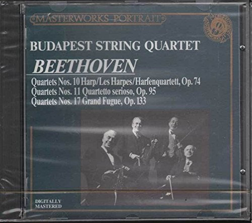 Beethoven: String Quartets No 10, 11 & Grosse Fuge / Budapest Quartet