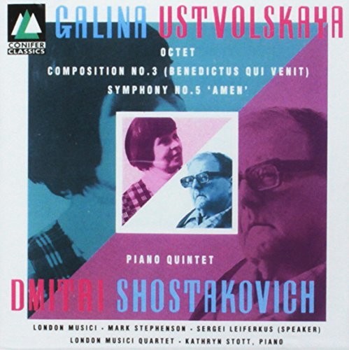 Ustvolskaya: Symphony No. 5, Octet, Etc; Shostakovich: Piano Quintet / Stott