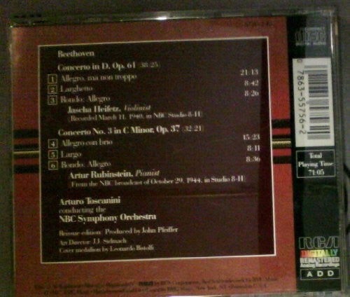 Toscanini Collection: Beethoven / Heifetz, Rubinstein