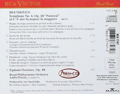 Beethoven: Symphony No 6, Egmont / André Previn, Royal Po