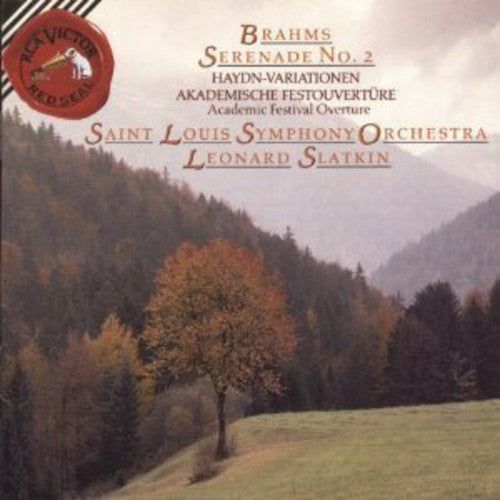 Brahms: Serenade No 2, Haydn Variationen / Slatkin, St Louis