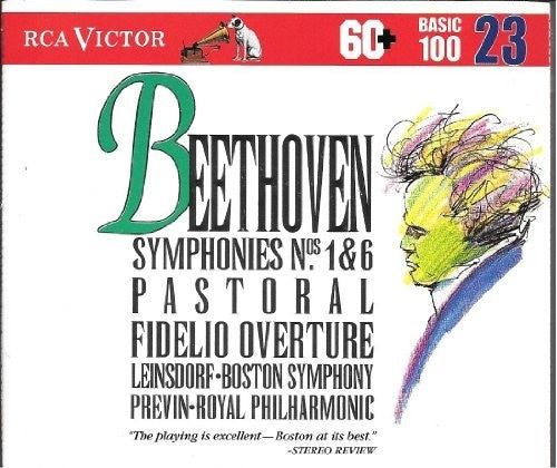 Basic 100 Vol 23 - Beethoven: Symphony Nos 1, 6 / Leinsdorf