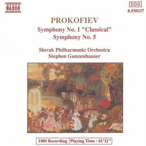 Prokofiev: Symphonies 1 & 5 / Gunzenhauser