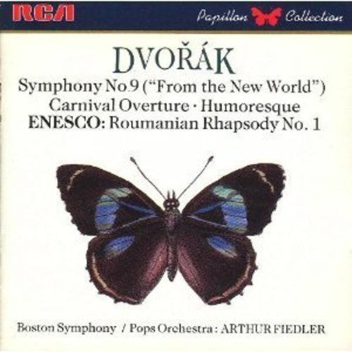 Dvorák: Symphony No 9; Enesco: Roumanian Rhapsody / Fiedler