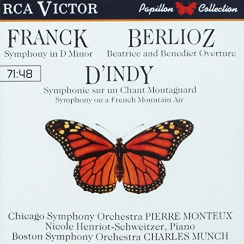 Franck: Symphony In D, D'Indy, Berlioz / Monteux, Munch