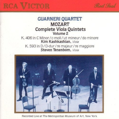 Mozart: Complete Viola Quintets Vol 2 / Guarneri Quartet